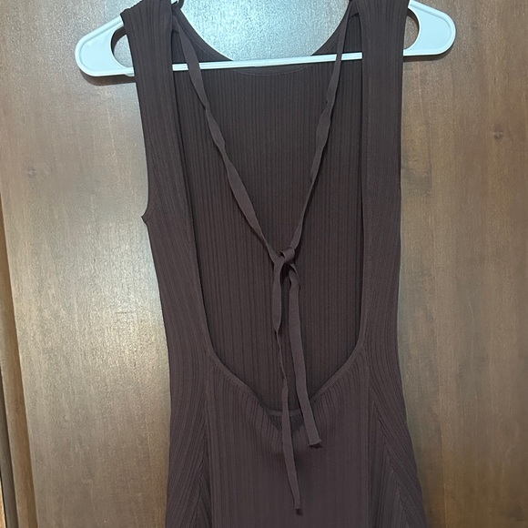 Princess Polly Chocolate Sleeveless Mini Dress - Picture 3 of 7